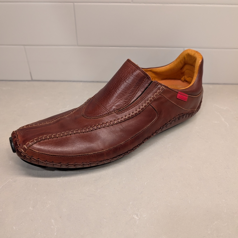 Men's Leather Pikolinos Moccasins with Elastic Closures - Picture 2 of 12